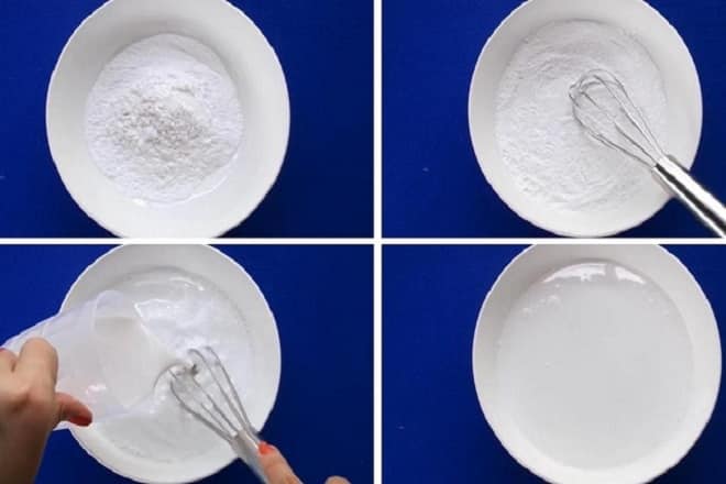pha bột bánh đúc mặn