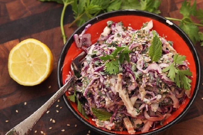 salad cá ngừ bắp cải